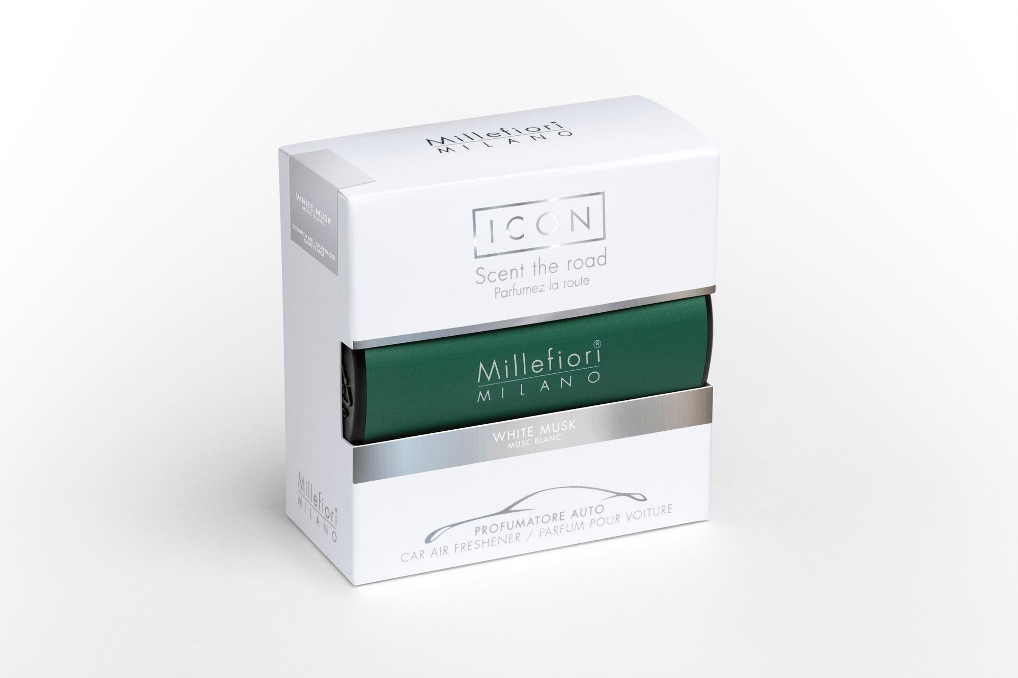 Car Air Freshener - White Musk - Classic Green