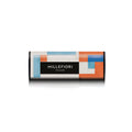 Car Air Freshener - Sandalwood Bergamot - Textile Geometric Blue