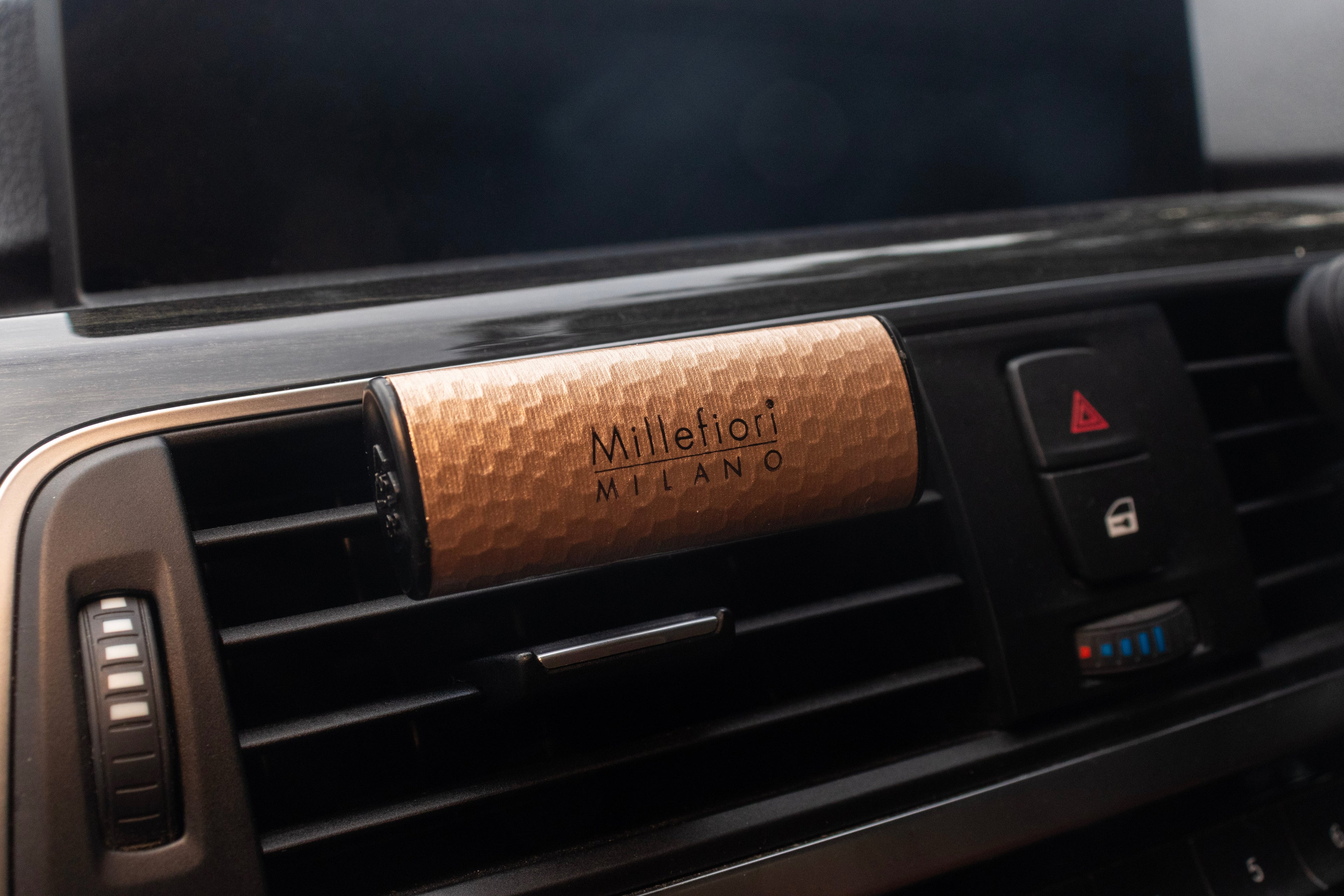 Car Air Freshener - Sandalwood Bergamot - Metal Bronze