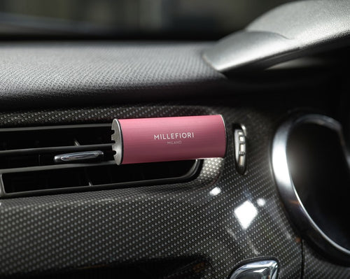 Car Air Freshener - Magnolia Blossom & Wood - Classic Pink